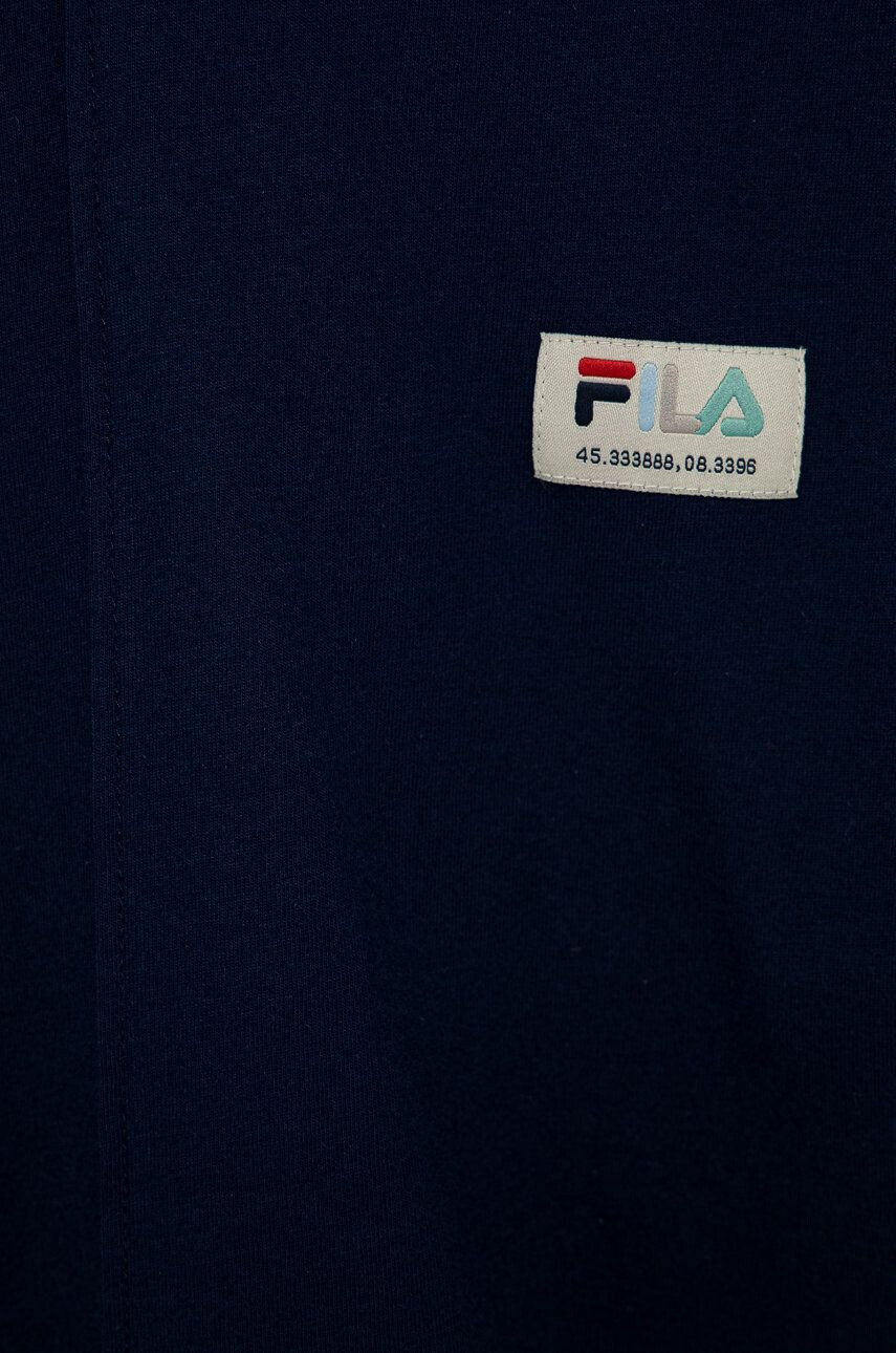 Fila tricou de bumbac pentru copii culoarea albastru marin - Pled.ro