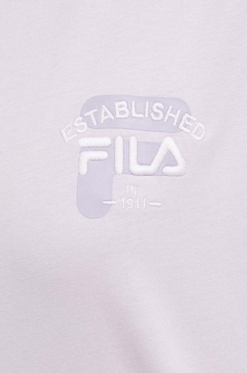 Fila tricou din bumbac culoarea violet - Pled.ro