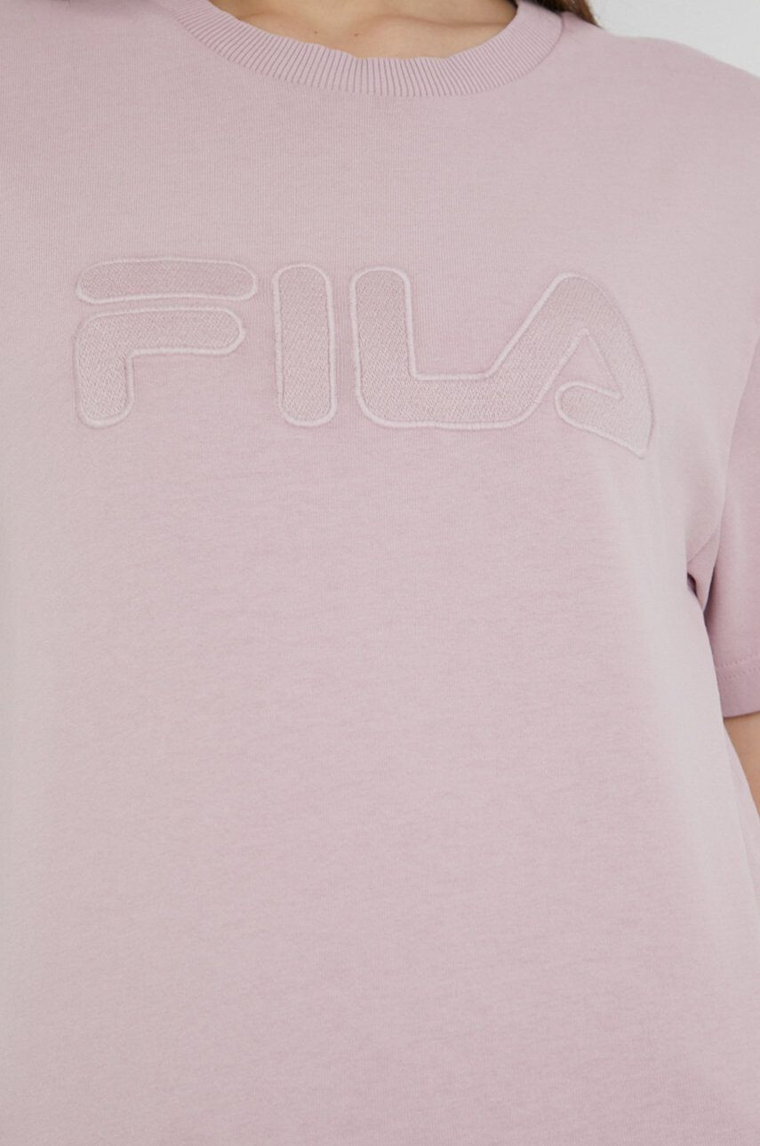 Fila tricou din bumbac culoarea roz - Pled.ro