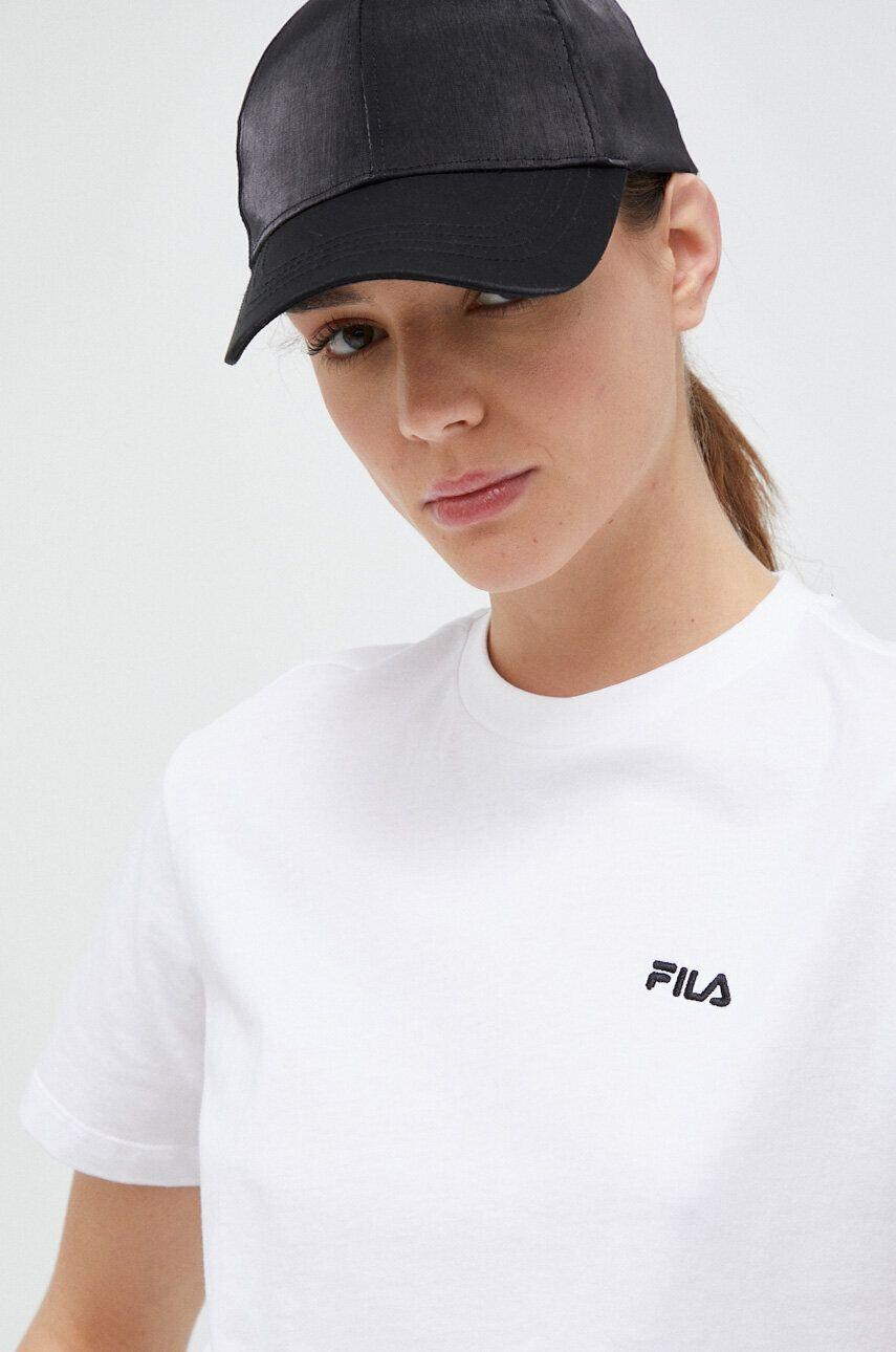 Fila tricou din bumbac culoarea alb - Pled.ro