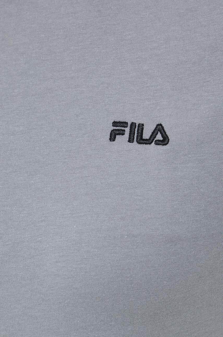 Fila tricou din bumbac culoarea gri - Pled.ro