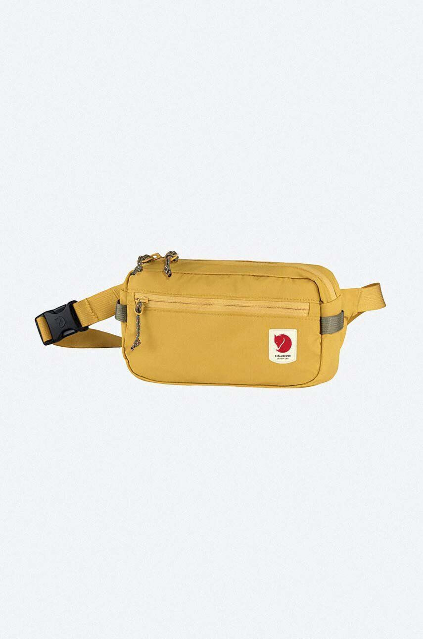 Fjallraven borseta culoarea galben - Pled.ro