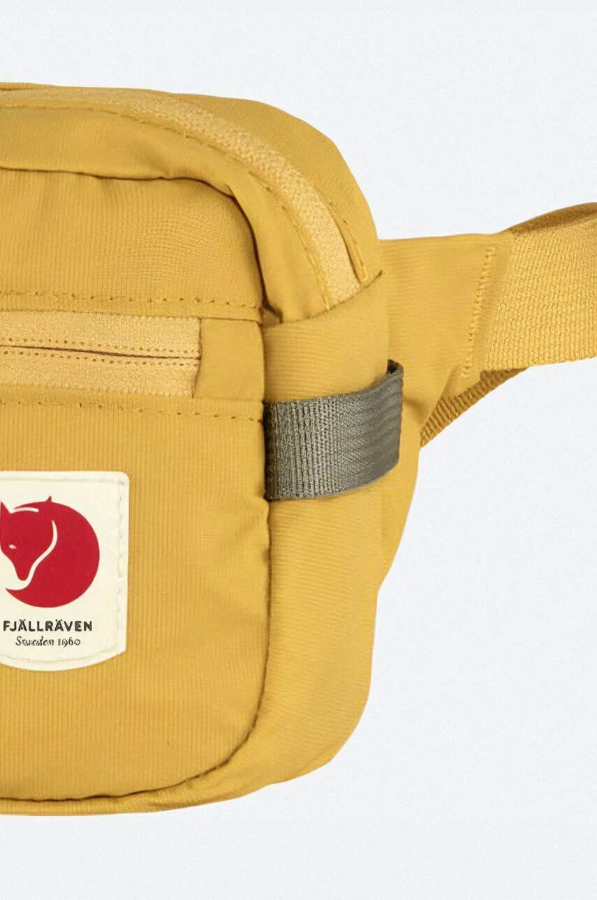 Fjallraven borseta culoarea galben - Pled.ro