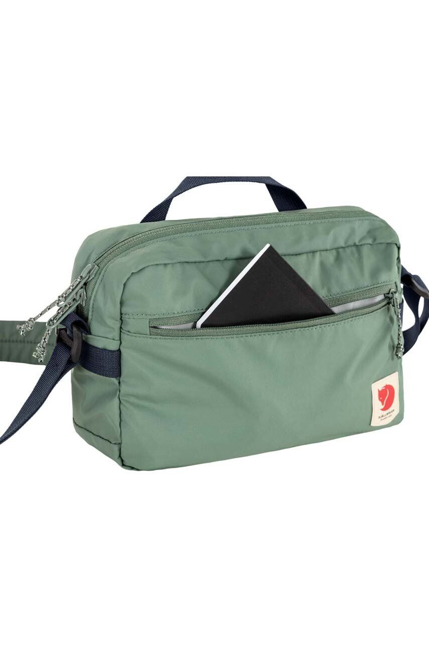 Fjallraven borsetă High Coast Crossbody culoarea verde F23227.614 - Pled.ro