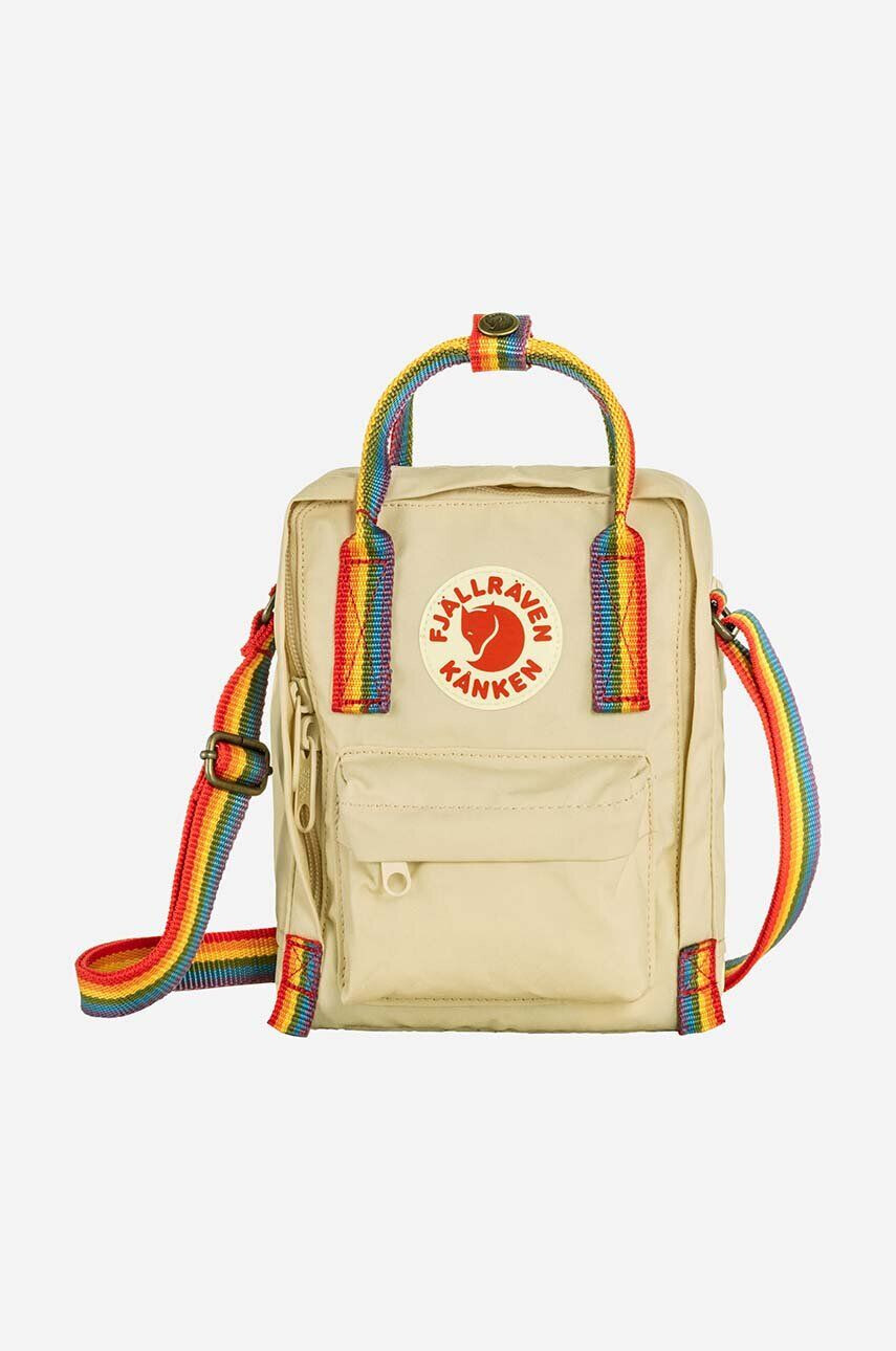 Fjallraven borsetă Kanken Rainbow Sling culoarea bej F23623.115.907-907 - Pled.ro