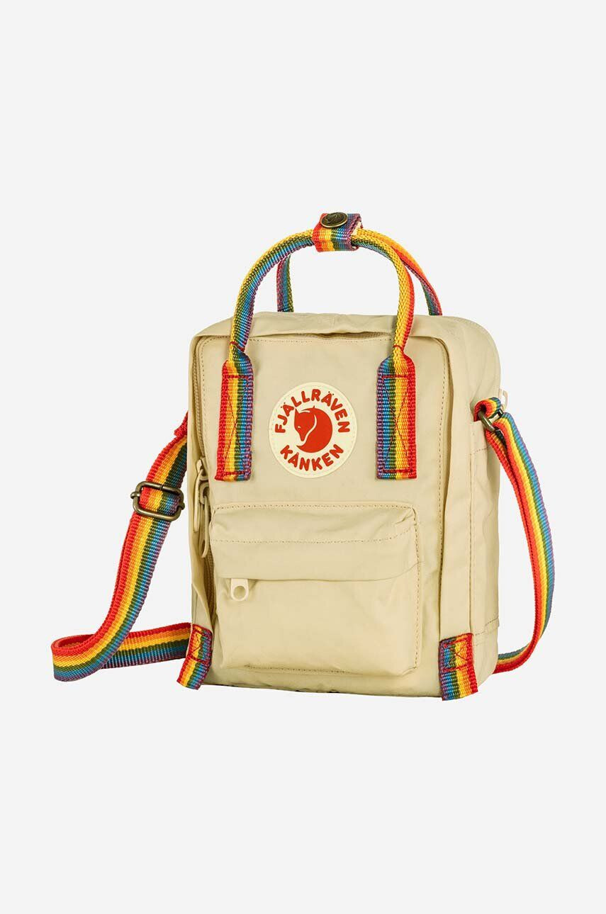 Fjallraven borsetă Kanken Rainbow Sling culoarea bej F23623.115.907-907 - Pled.ro