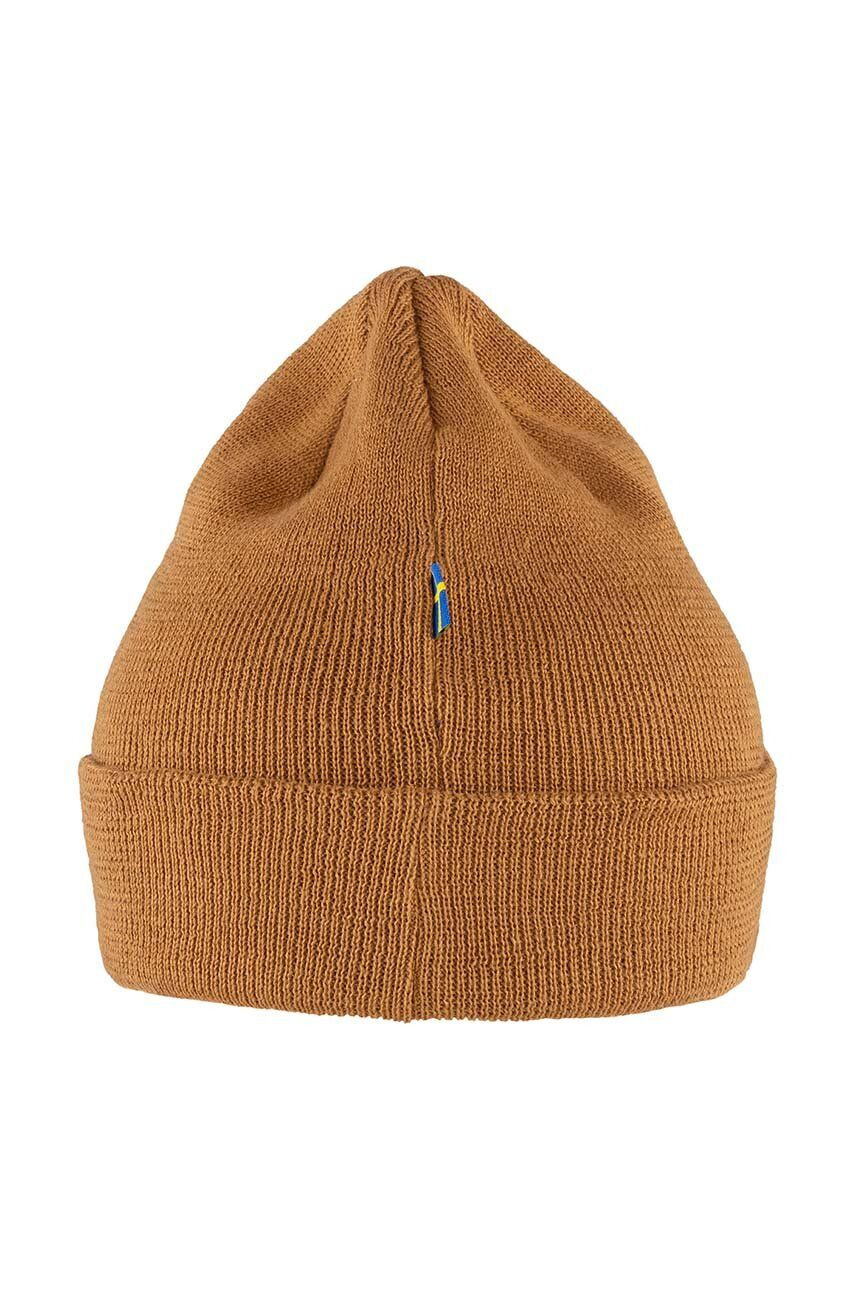 Fjallraven caciula copii Kids 1960 Logo Hat culoarea galben - Pled.ro