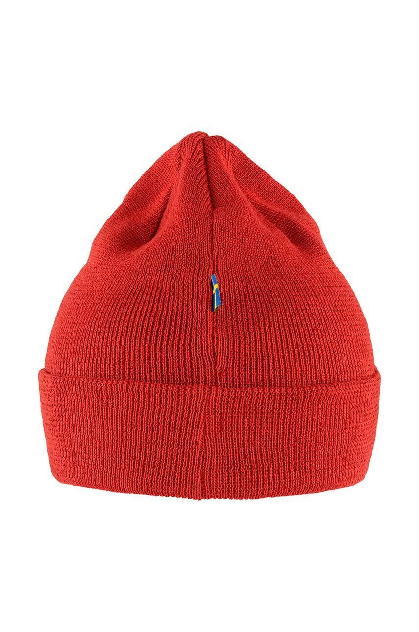 Fjallraven caciula copii Kids 1960 Logo Hat culoarea rosu - Pled.ro