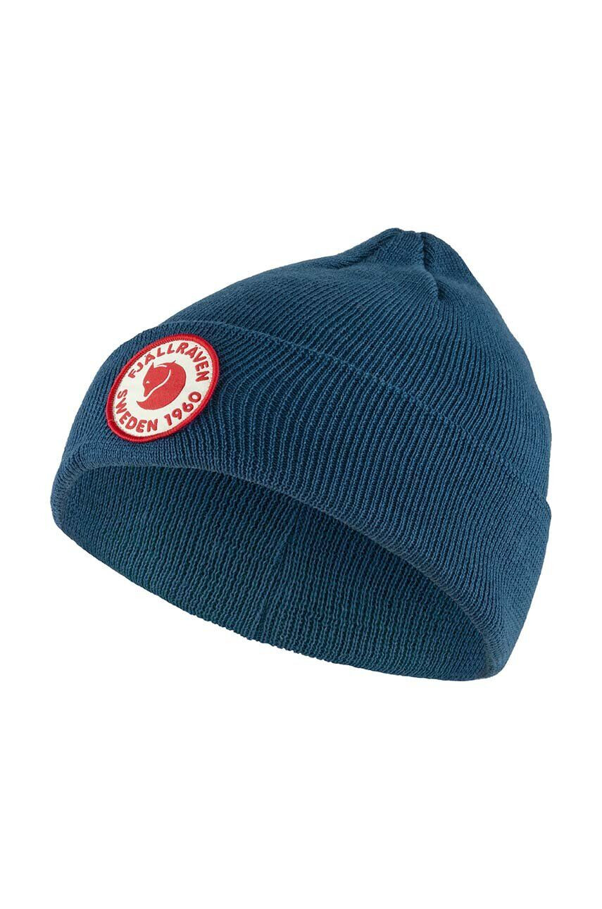 Fjallraven caciula copii Kids 1960 Logo Hat culoarea albastru marin - Pled.ro