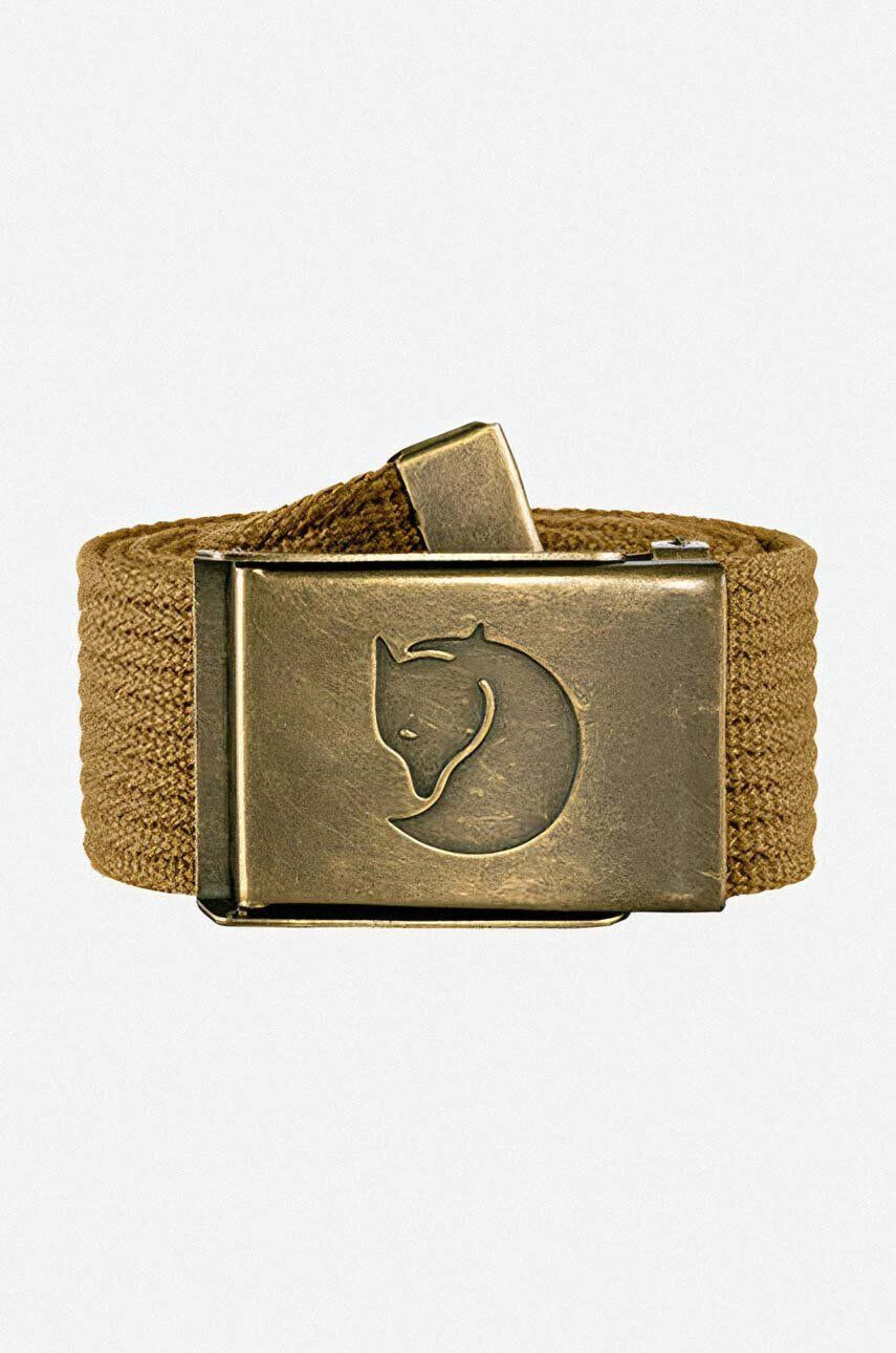 Fjallraven curea Pasek Canvas Brass Belt culoarea bej F77297.232-232 - Pled.ro