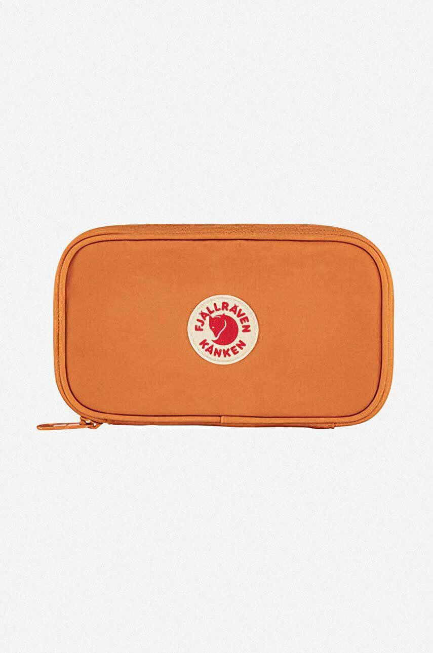 Fjallraven portofel Kanken Travel Wallet culoarea portocaliu F23781.206-206 - Pled.ro