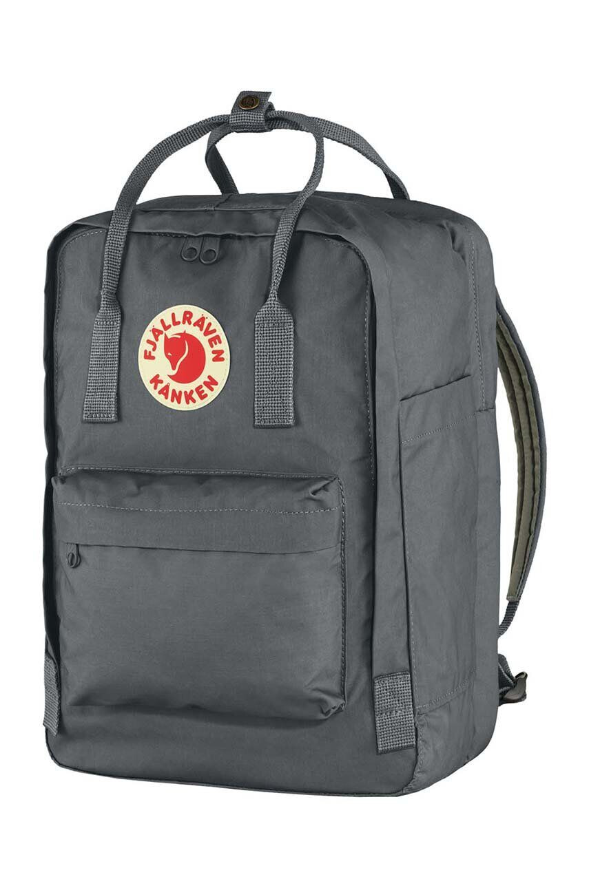 Fjallraven rucsac F23524.046 Kanken Laptop 15" culoarea gri mare neted - Pled.ro