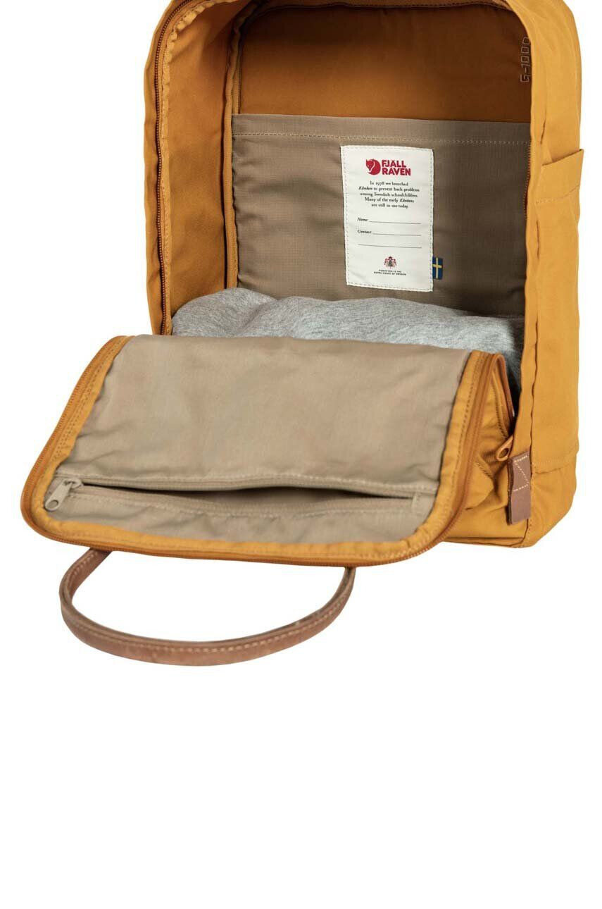 Fjallraven rucsac Kanken no. 2 Laptop 15 culoarea galben mare uni F23803.166 - Pled.ro