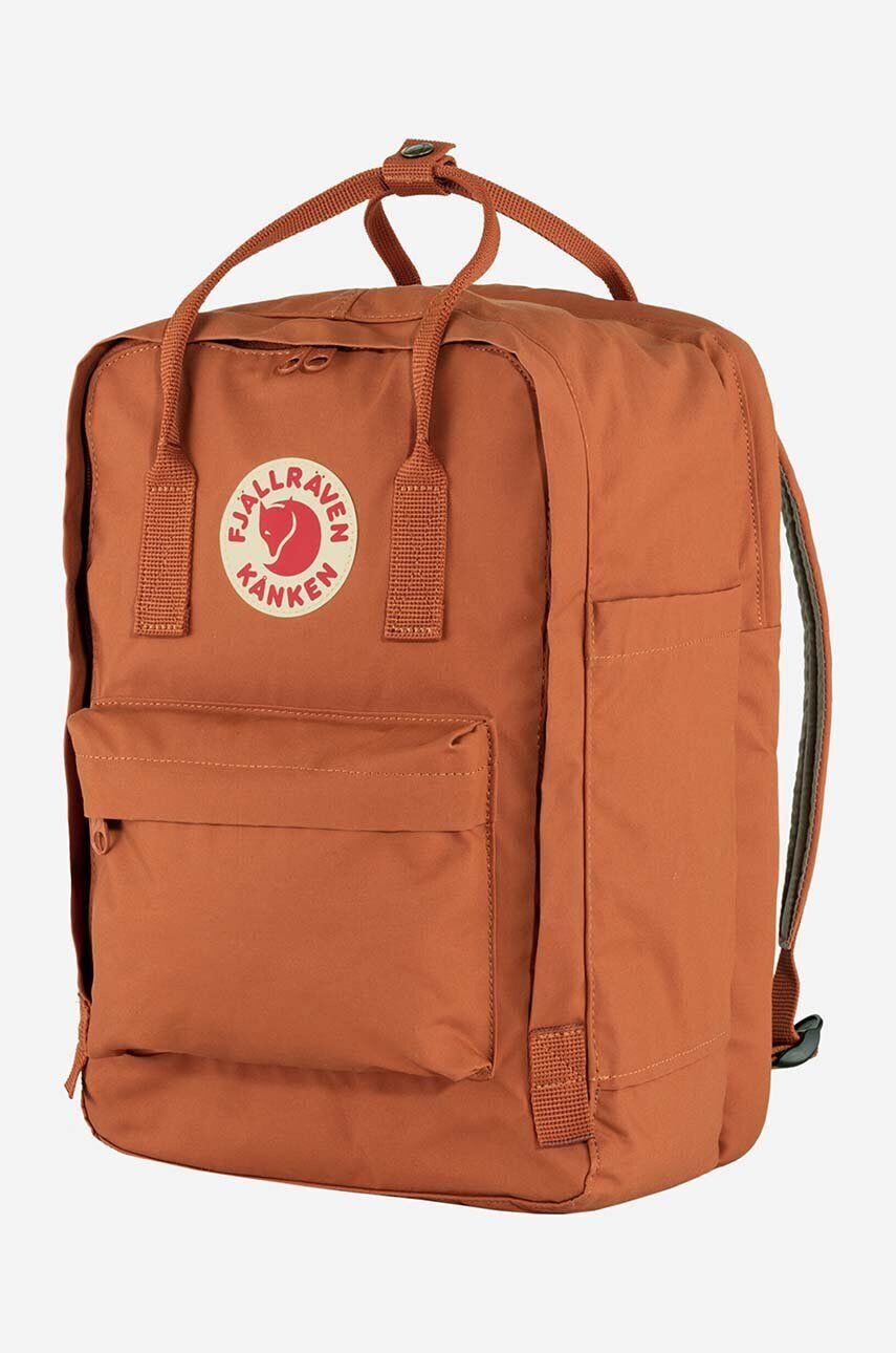 Fjallraven rucsac Kanken culoarea verde mare neted F23510.664-664 - Pled.ro