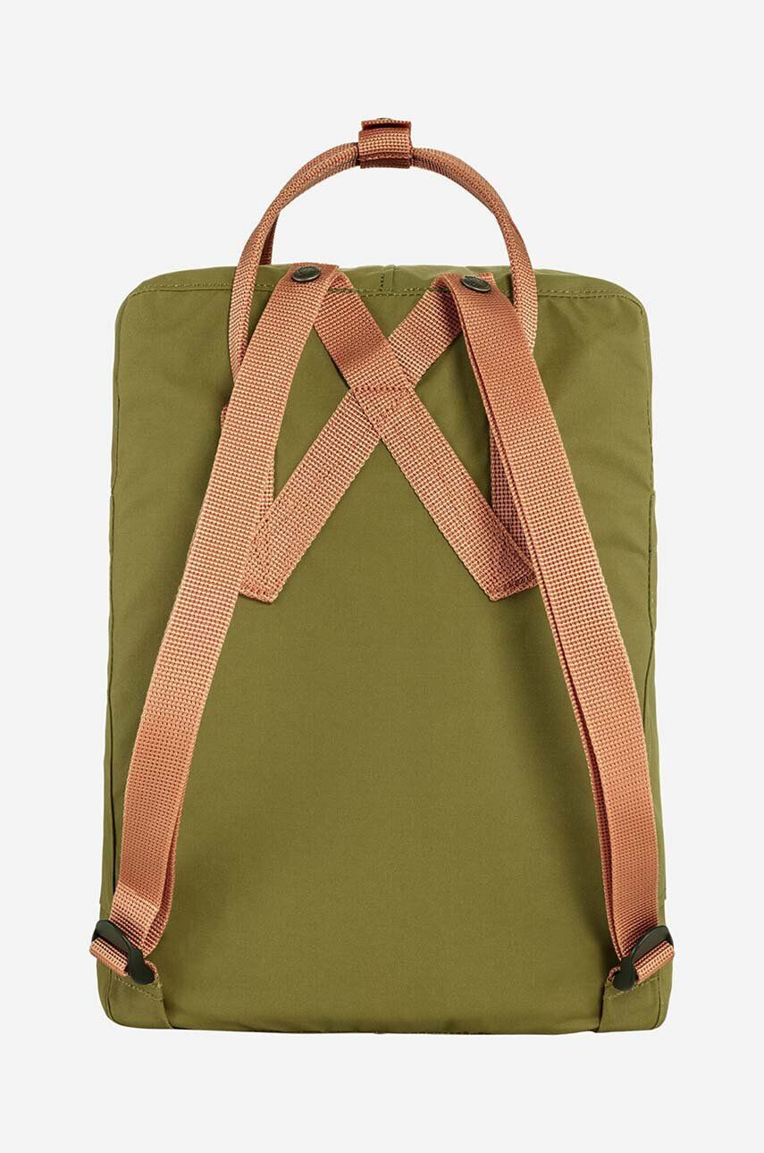 Fjallraven rucsac Kanken culoarea verde mare cu imprimeu F23510.631.241-241 - Pled.ro