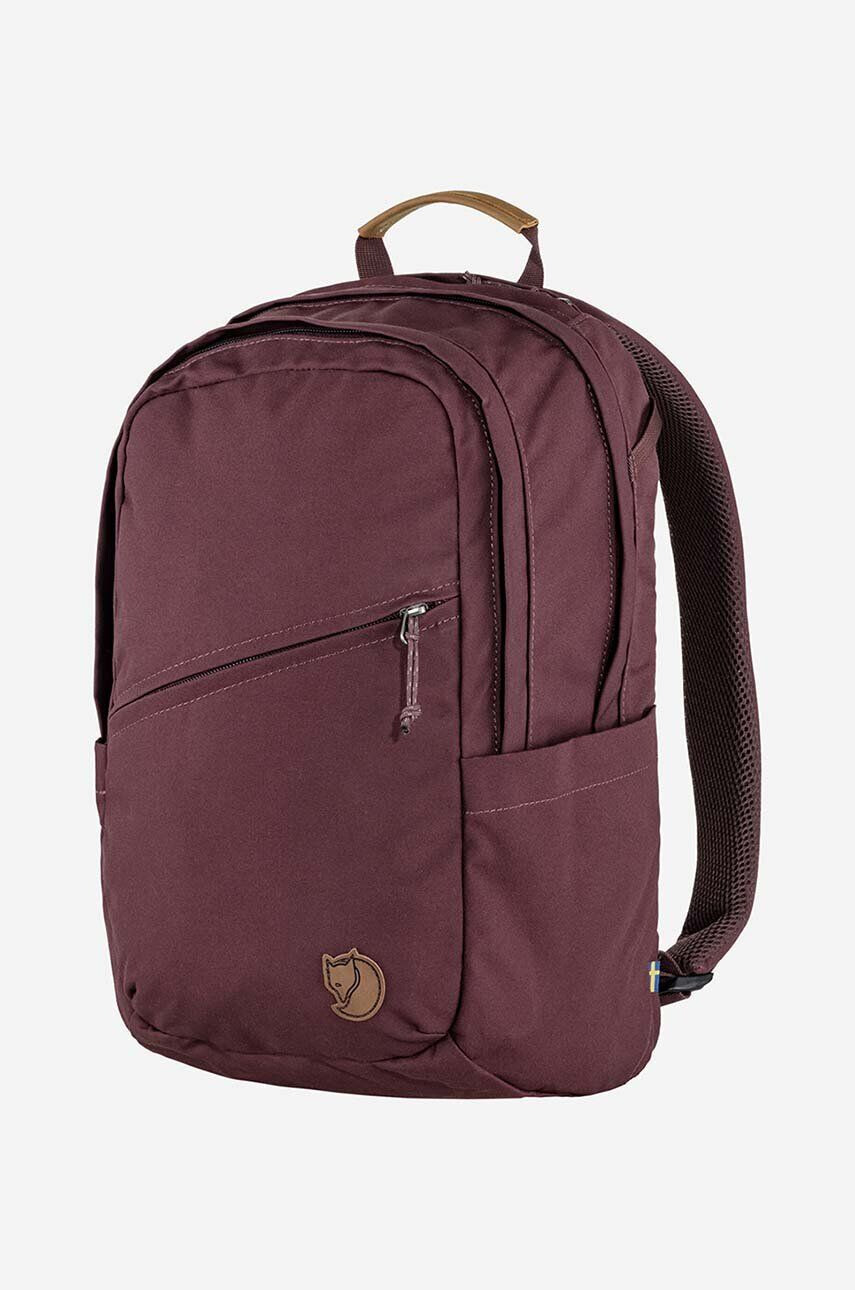 Fjallraven rucsac Raven culoarea bordo mare neted F23344.357-357 - Pled.ro