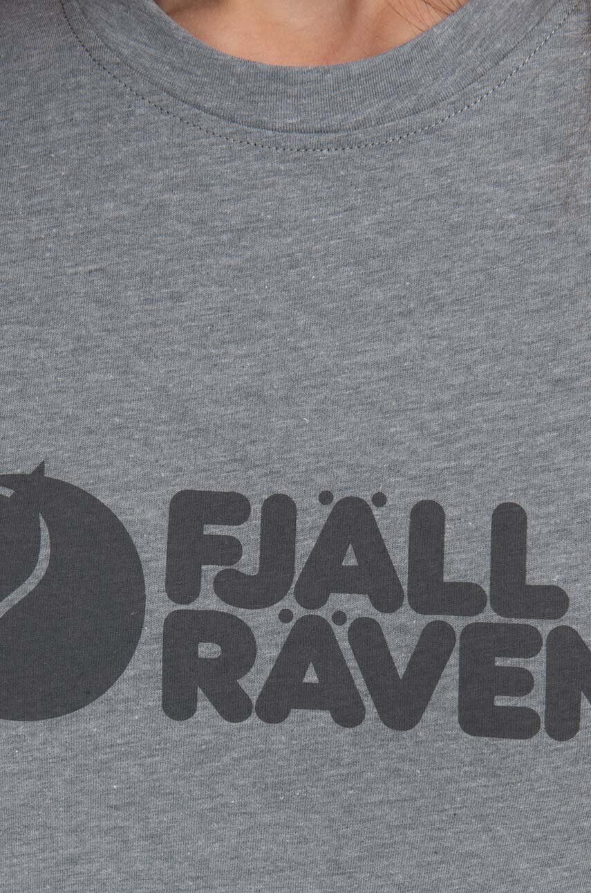 Fjallraven tricou Logo Tee culoarea gri cu imprimeu F87146.020.999-999 - Pled.ro