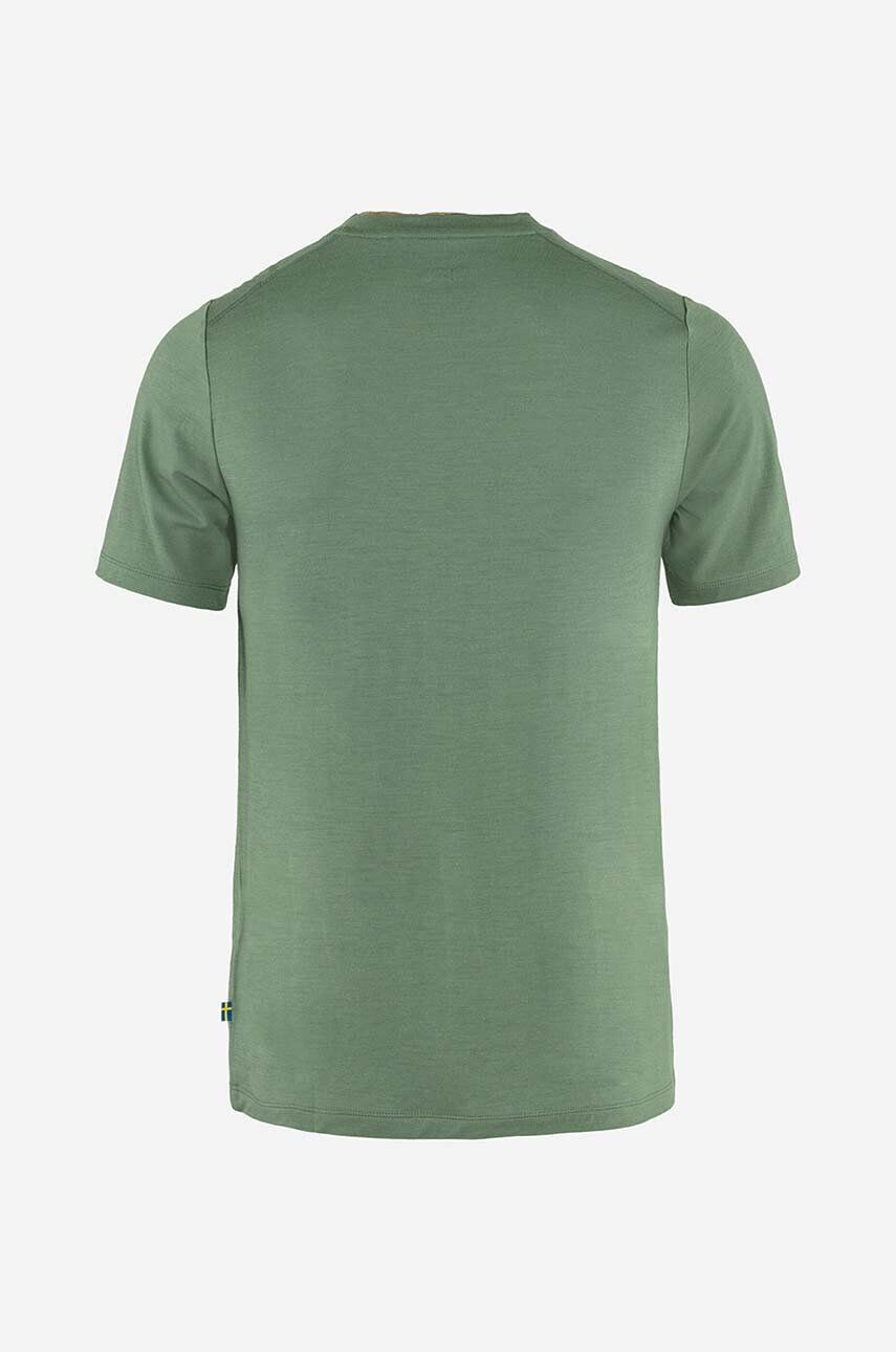 Fjallraven tricou culoarea verde cu imprimeu F84117.614-614 - Pled.ro