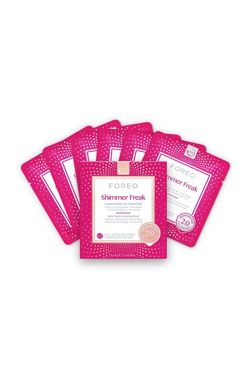 FOREO mască iluminatoare activată ufo UFO Masks Shimmer Freak 2.0 6-pack - Pled.ro