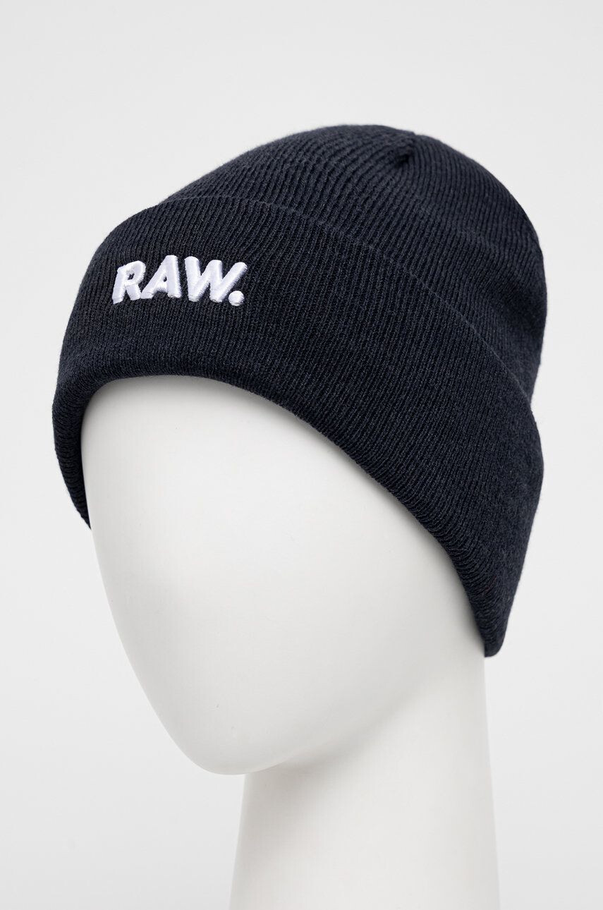 G-Star Raw caciula culoarea albastru marin - Pled.ro