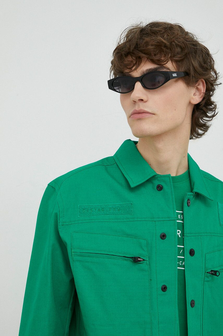 G-Star Raw geaca barbati culoarea verde de tranzitie oversize - Pled.ro