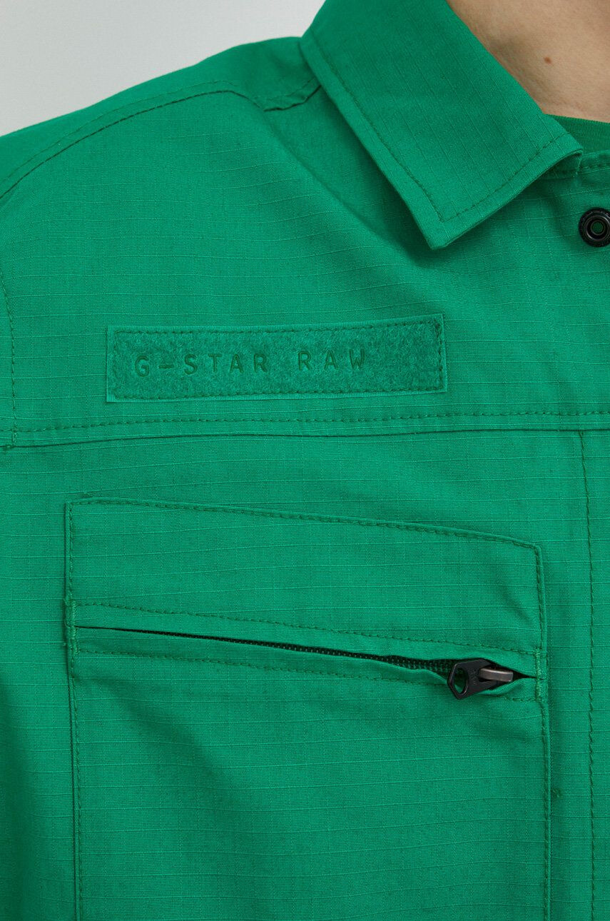 G-Star Raw geaca barbati culoarea verde de tranzitie oversize - Pled.ro