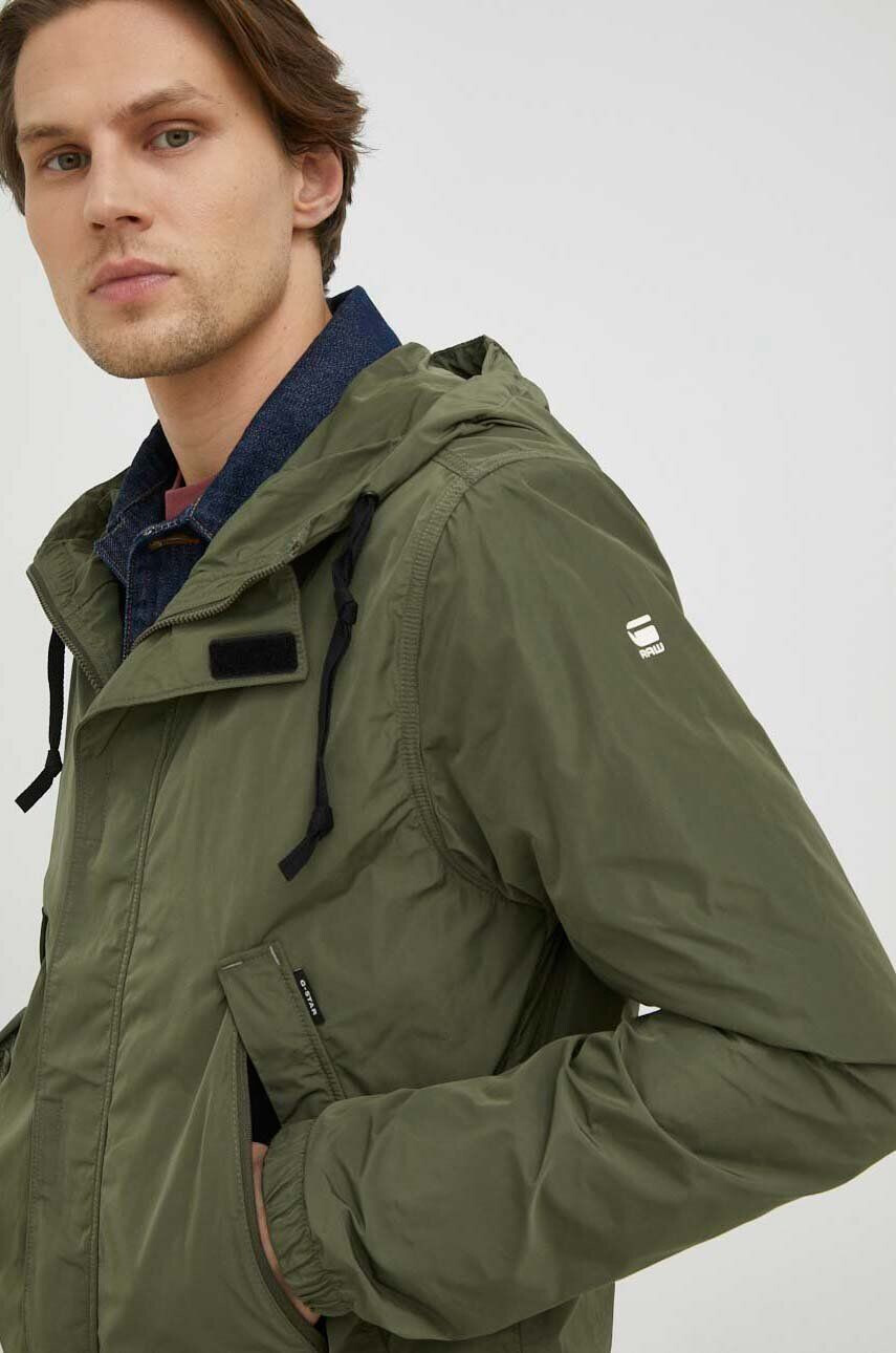 G-Star Raw geaca barbati culoarea verde de tranzitie - Pled.ro