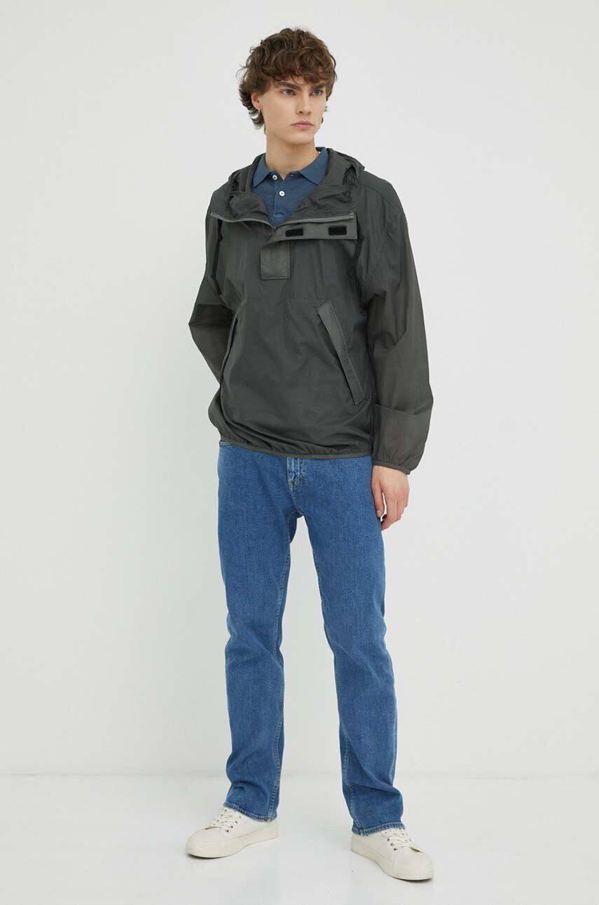 G-Star Raw geaca barbati culoarea verde de tranzitie oversize - Pled.ro