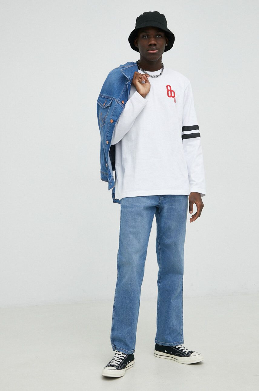 G-Star Raw longsleeve din bumbac culoarea gri - Pled.ro