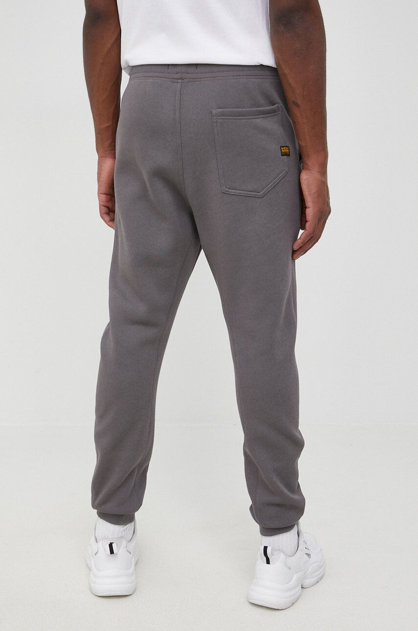 G-Star Raw pantaloni de trening culoarea gri neted - Pled.ro