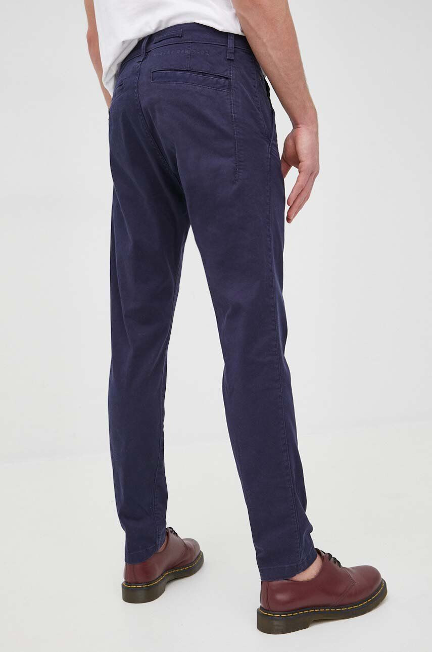 G-Star Raw pantaloni barbati culoarea albastru marin cu fason chinos - Pled.ro