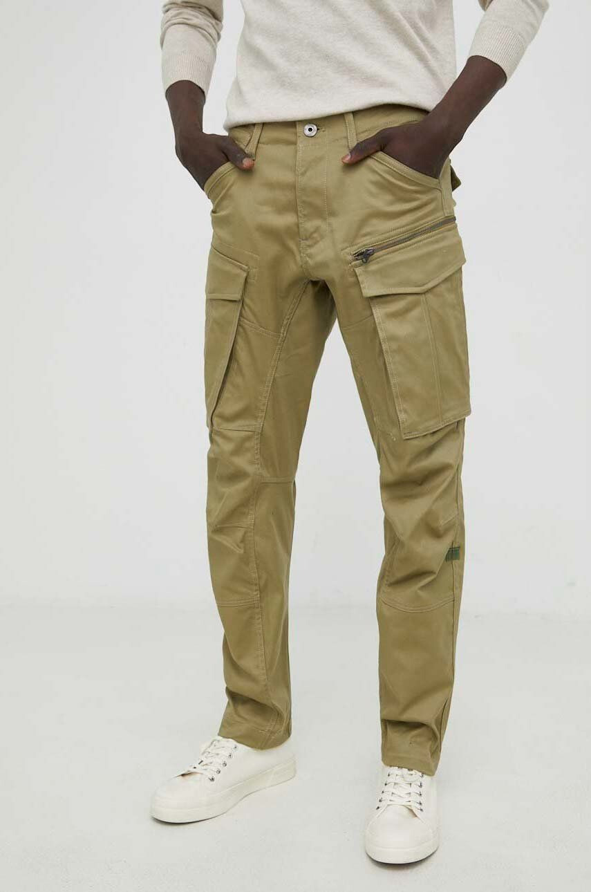 G-Star Raw pantaloni barbati culoarea verde drept - Pled.ro