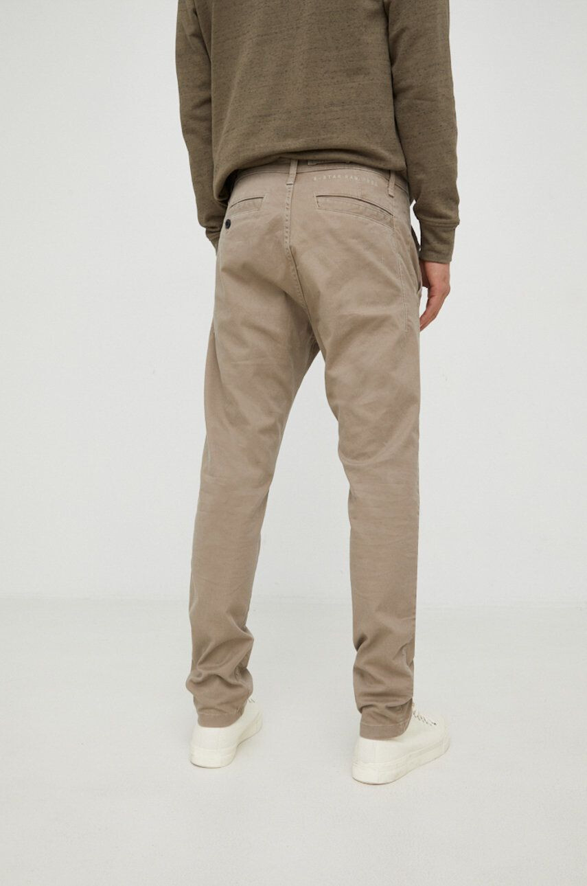 G-Star Raw pantaloni barbati culoarea maro cu fason chinos - Pled.ro