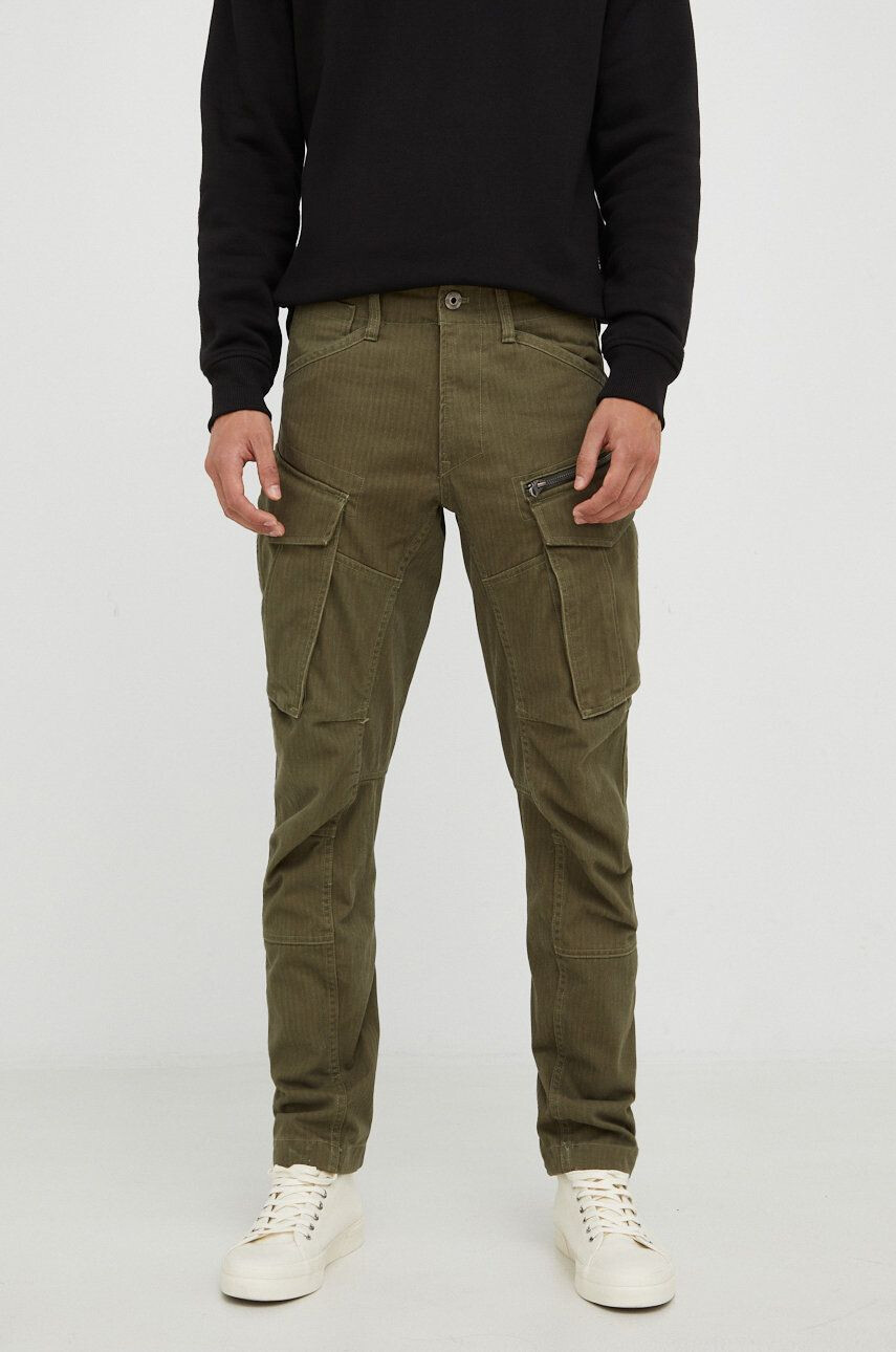 G-Star Raw pantaloni barbati culoarea verde cu fason cargo - Pled.ro