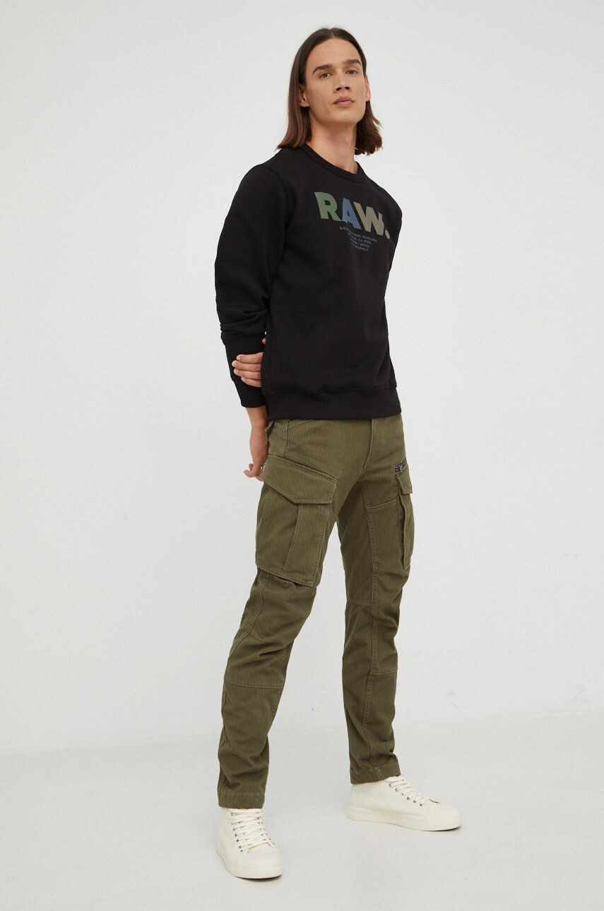 G-Star Raw pantaloni barbati culoarea verde cu fason cargo - Pled.ro