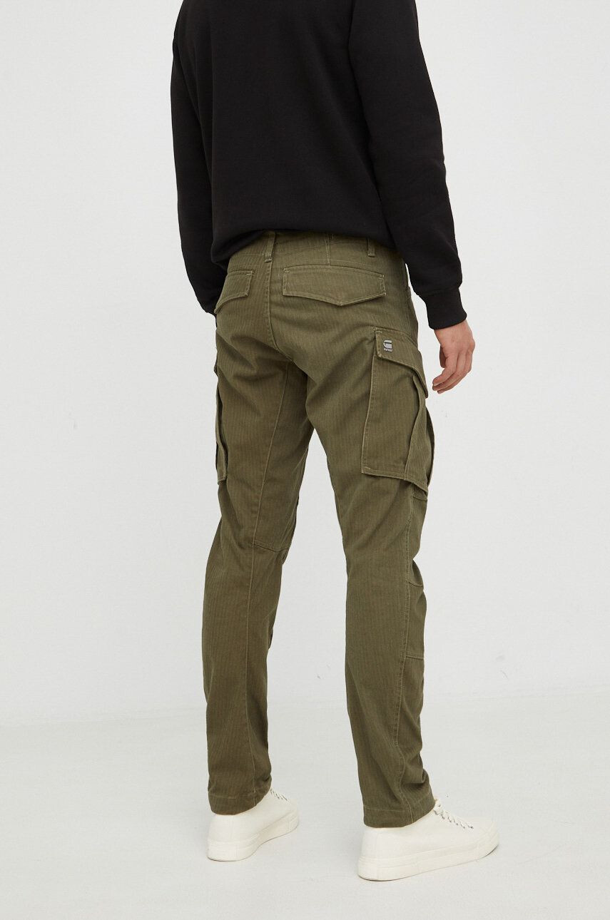 G-Star Raw pantaloni barbati culoarea verde cu fason cargo - Pled.ro