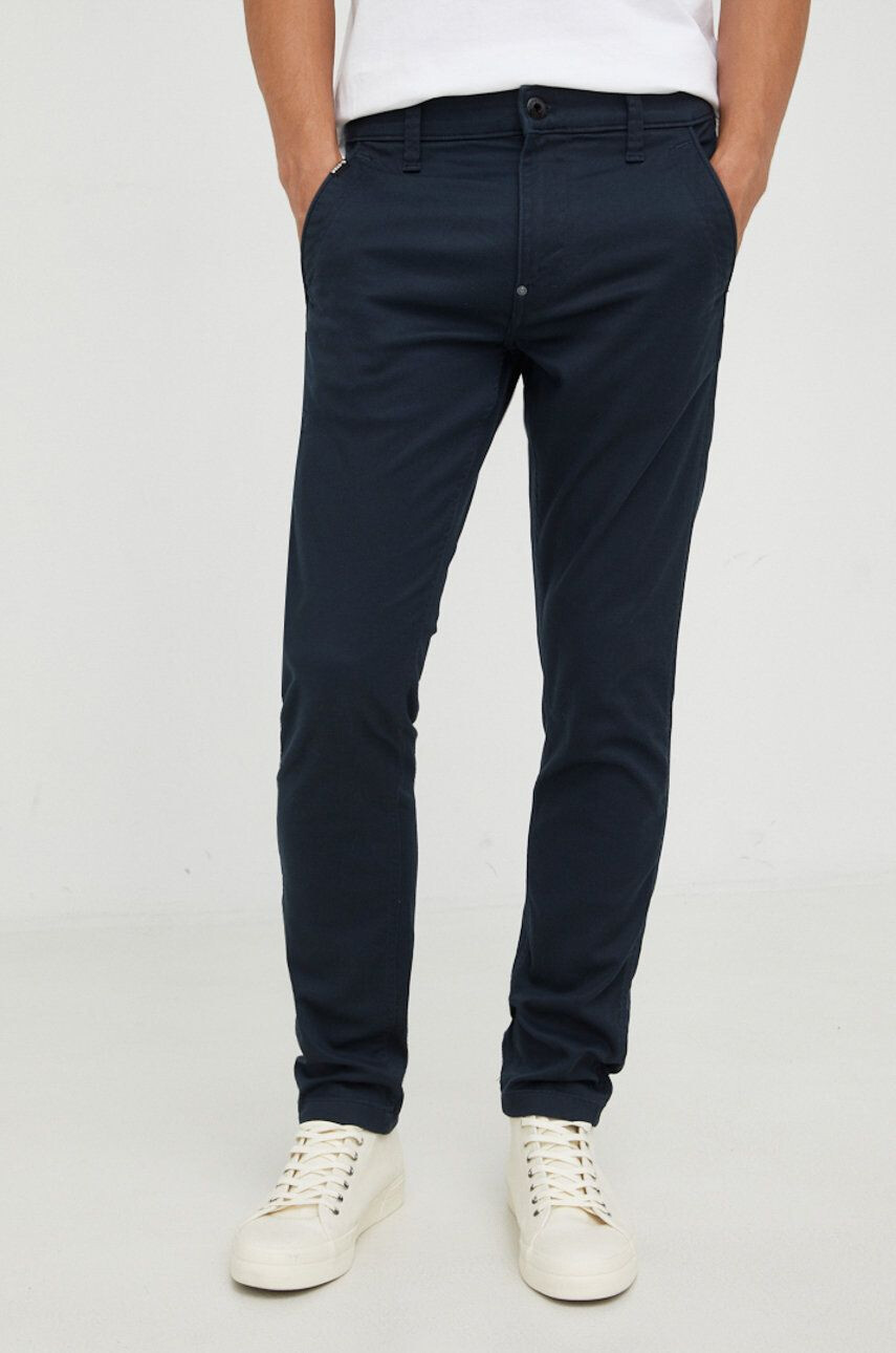 G-Star Raw pantaloni barbati culoarea bej cu fason chinos - Pled.ro