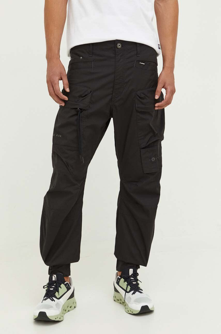 G-Star Raw pantaloni barbati culoarea negru cu fason cargo - Pled.ro