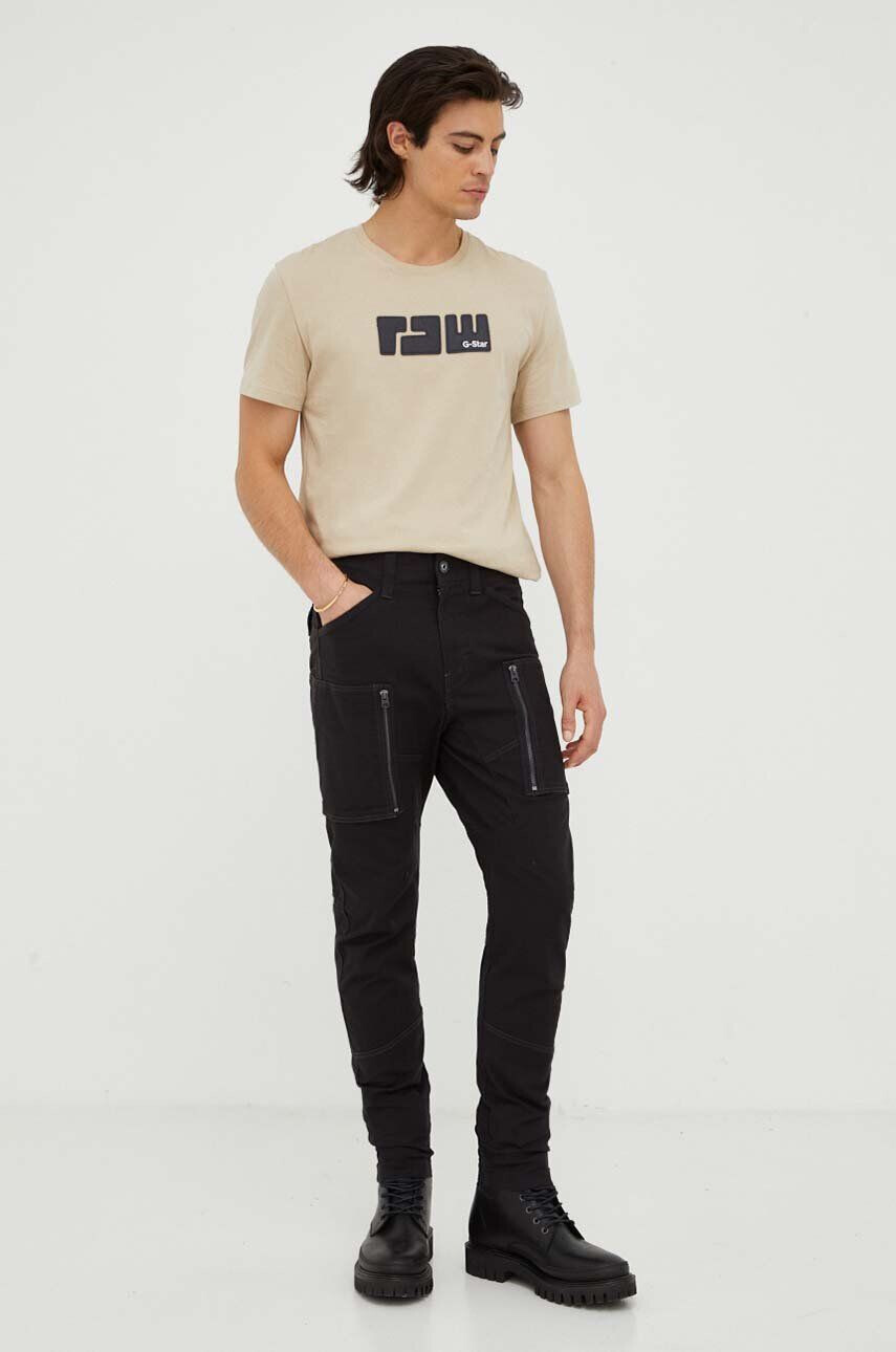 G-Star Raw pantaloni barbati culoarea negru drept - Pled.ro