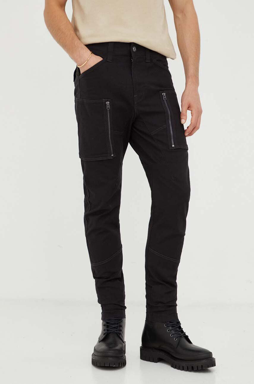 G-Star Raw pantaloni barbati culoarea negru drept - Pled.ro