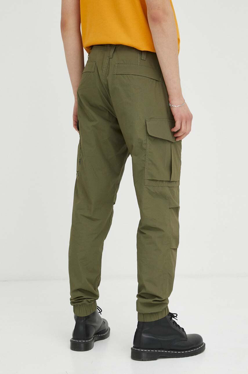 G-Star Raw pantaloni de bumbac culoarea bej drept - Pled.ro