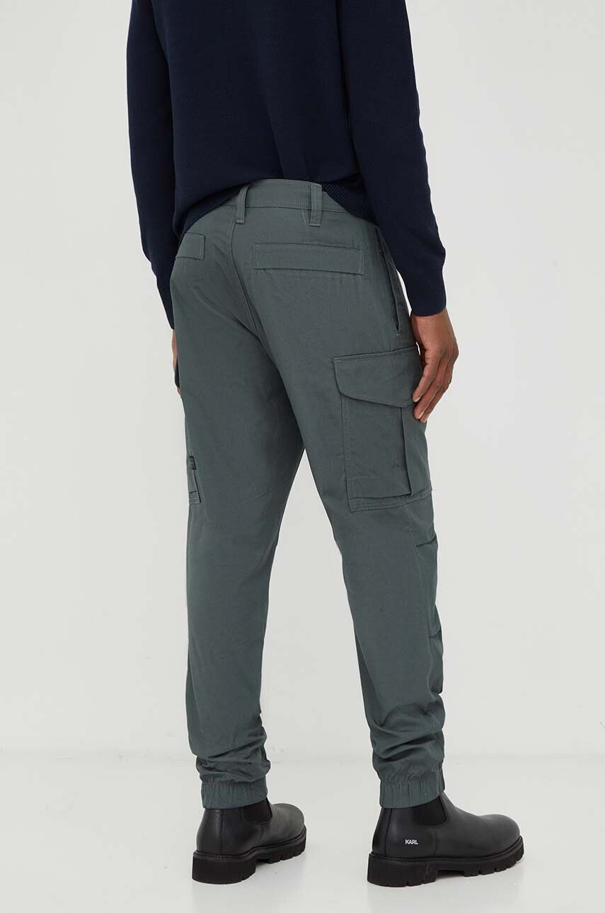 G-Star Raw pantaloni de bumbac culoarea verde cu fason cargo - Pled.ro