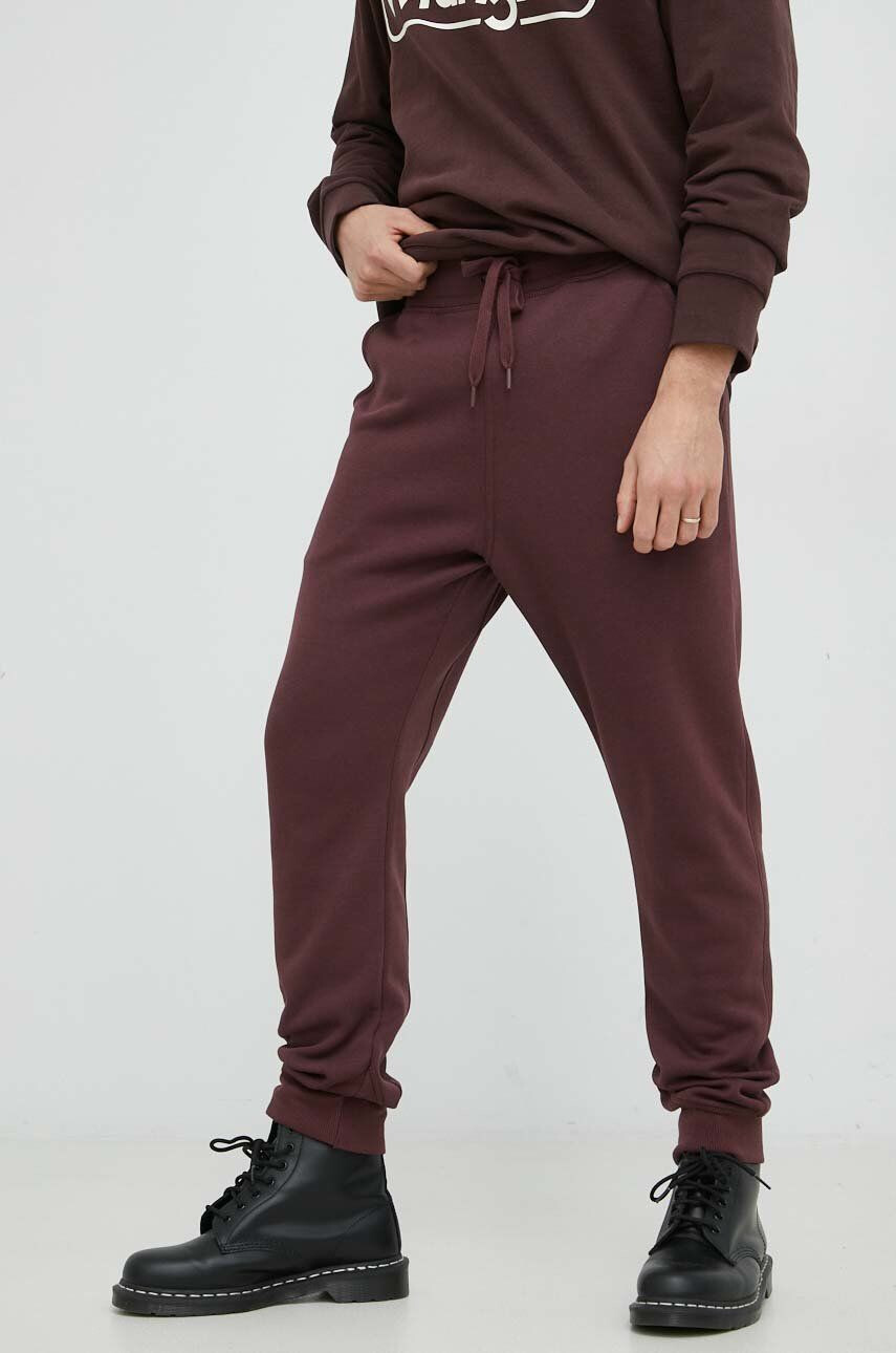 G-Star Raw pantaloni de trening culoarea bordo neted - Pled.ro