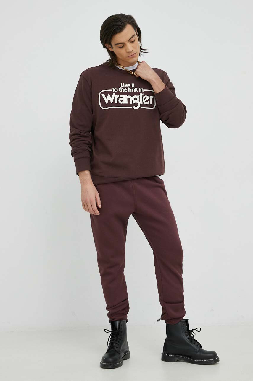 G-Star Raw pantaloni de trening culoarea bordo neted - Pled.ro