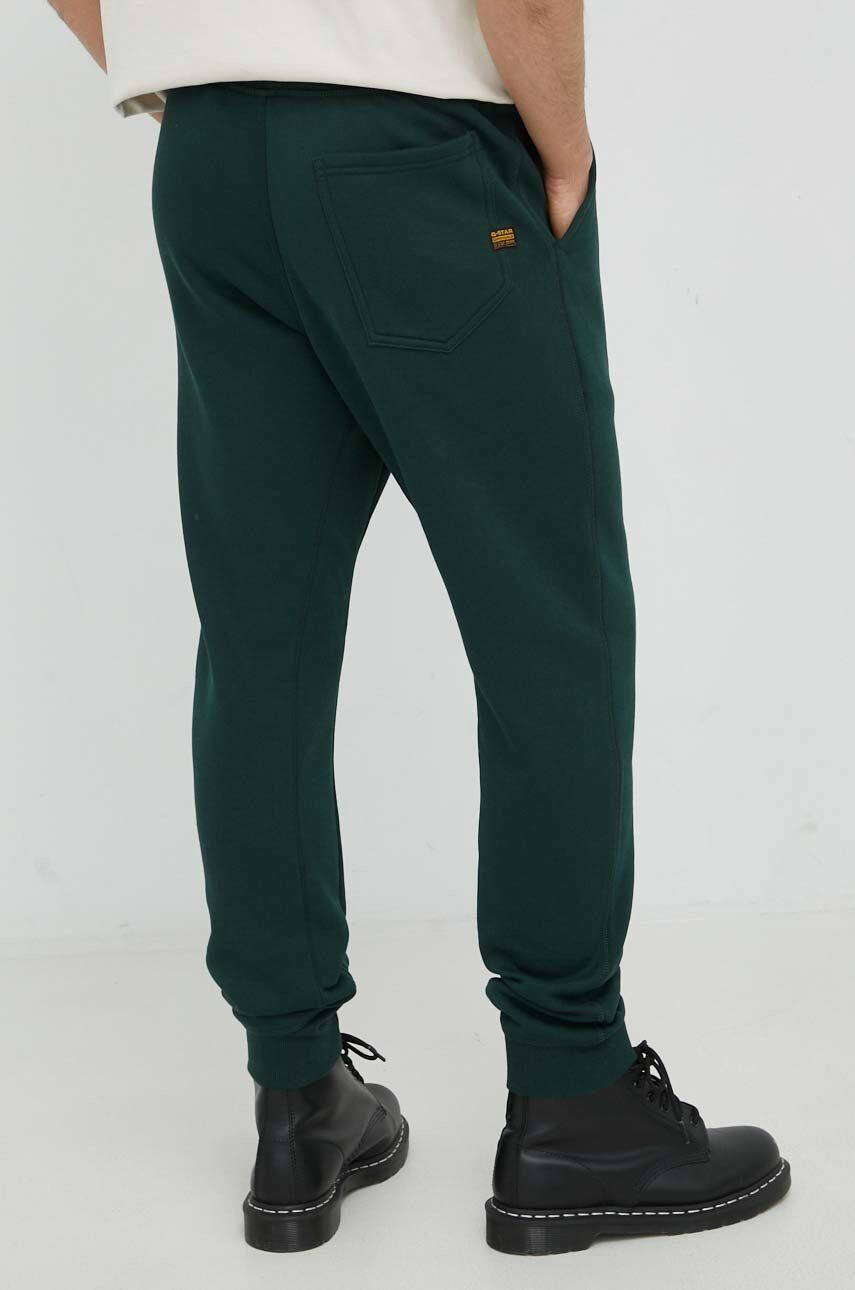 G-Star Raw pantaloni de trening culoarea verde neted - Pled.ro