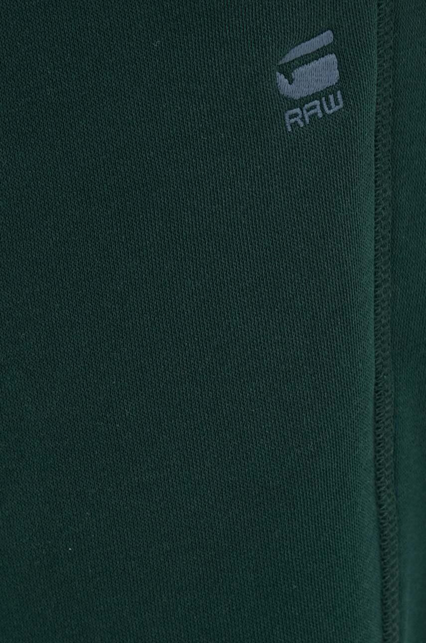 G-Star Raw pantaloni de trening culoarea verde neted - Pled.ro