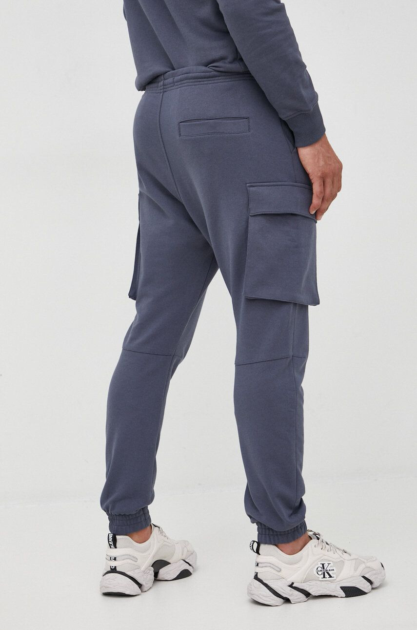 G-Star Raw pantaloni de trening barbati culoarea albastru marin neted - Pled.ro