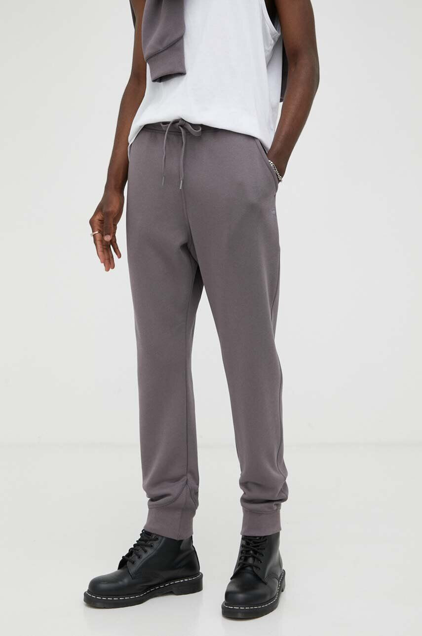 G-Star Raw pantaloni de trening culoarea violet neted - Pled.ro