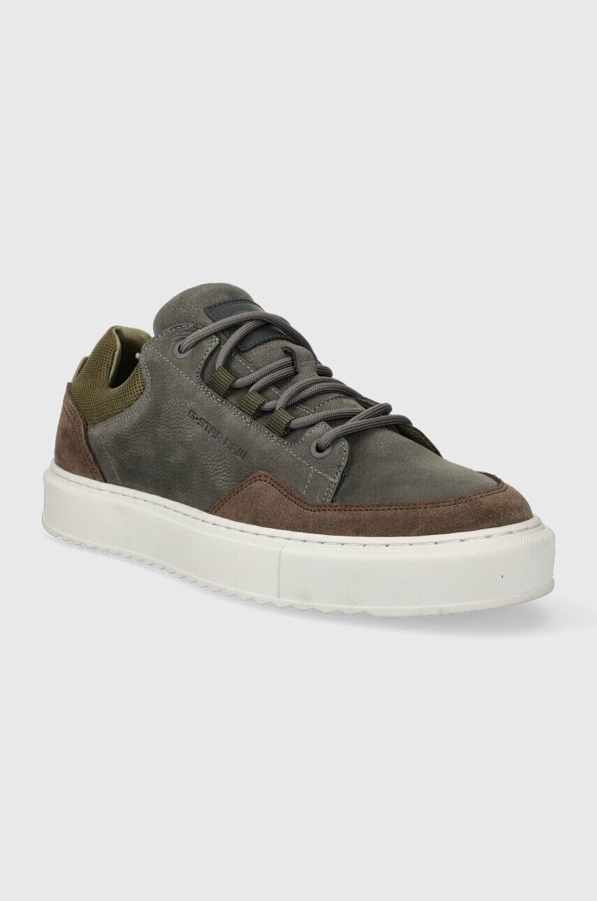 G-Star Raw sneakers din piele intoarsă RESISTOR BSC culoarea gri 2342008502.GRY.TPE - Pled.ro