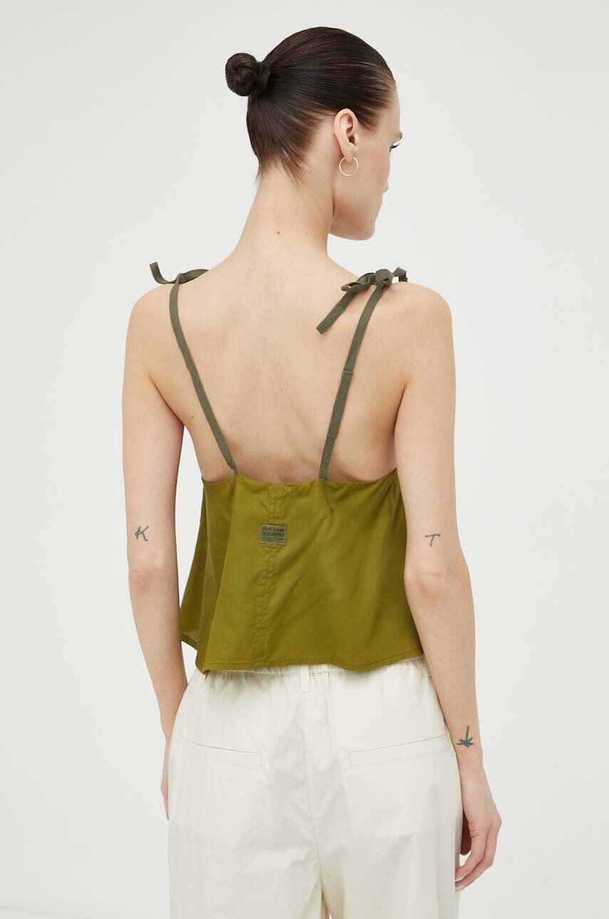 G-Star Raw top femei culoarea verde - Pled.ro